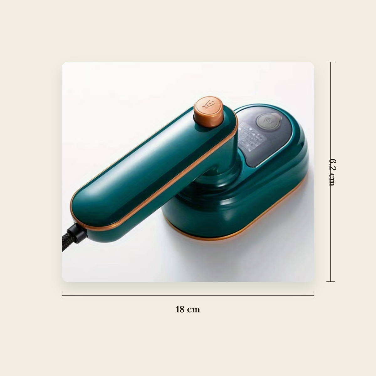 Azora PressGo Portable Foldable Steam Iron | Compact Travel Iron