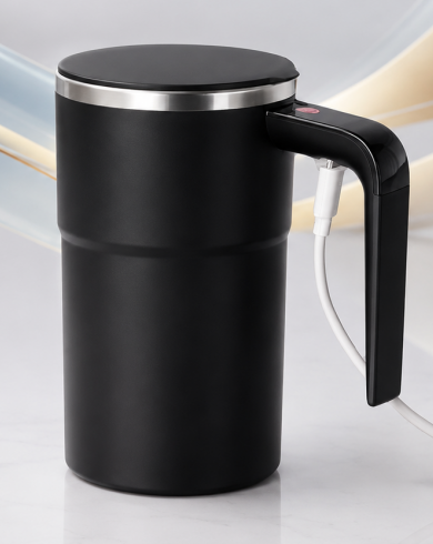 AzoraSA Mixmate Magnetic Mug| USB Rechargeable Coffee & Protein Mixer
